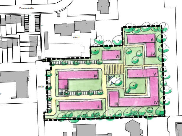 Lageplan Grundstück ehem. Grundschule am Wald