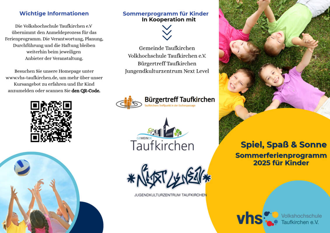 Bild Seite 1 Flyer Ferienprogramm