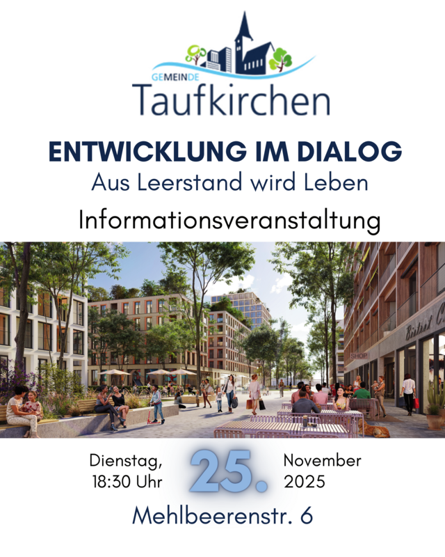 Plakat Informationsveranstaltung Quartier am Bahnhof 25.11.2025